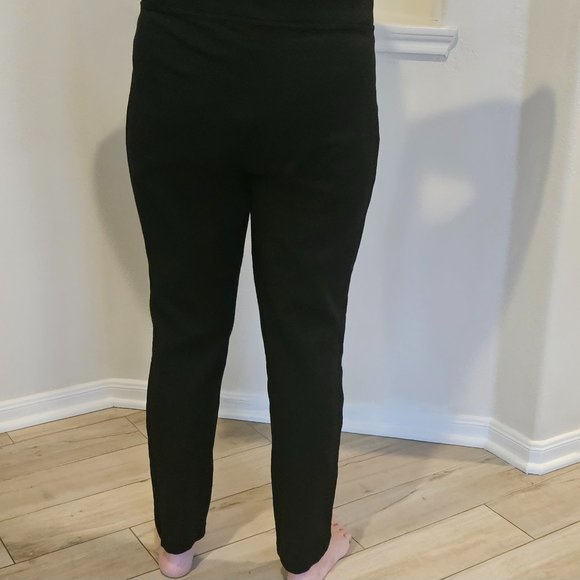 Faux Suede and Power Stretch Pants by Calvin Klein - Picture 6 of 10